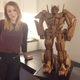 Illustration for article titled More than 700 pieces of gingerbread transformed into Optimus Prime